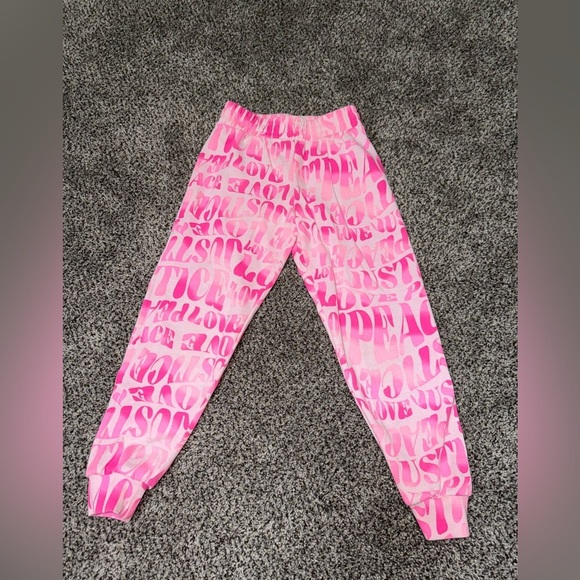 Justice pink sweat pants - Picture 1 of 5